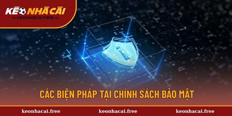 Các biện pháp đang triển khai tại chính sách bảo mật 