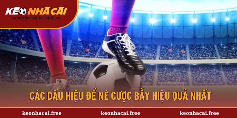 Các dấu hiệu để né cược bẫy hiệu quả nhất