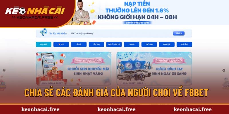 Bật mí các đánh giá của bet thủ về nhà cái
