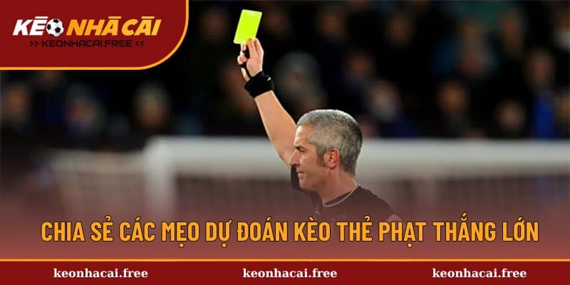 Kinh nghiệm dự đoán thẻ phạt trận đấu