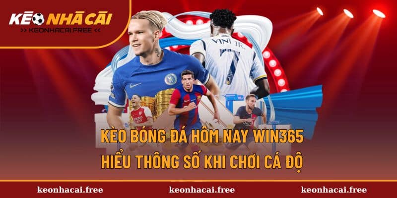 Kèo Bóng Đá Hôm Nay Win365 - Hiểu Thông Số Khi Chơi Cá Độ
