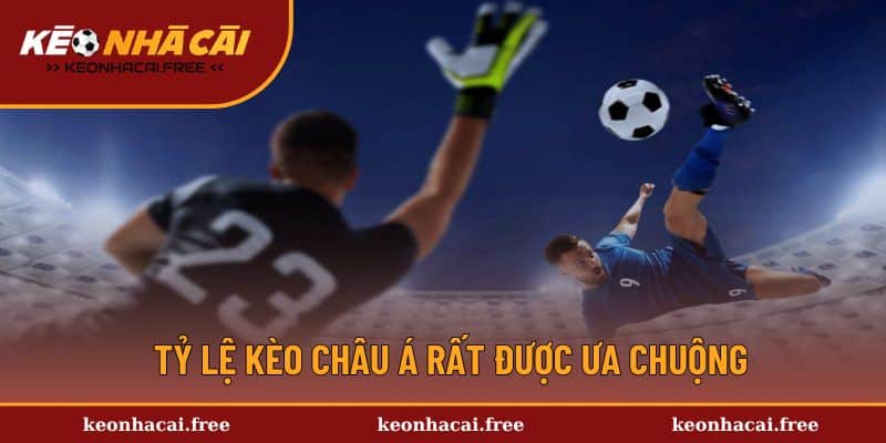 Tỷ lệ kèo châu Á rất được ưa chuộng